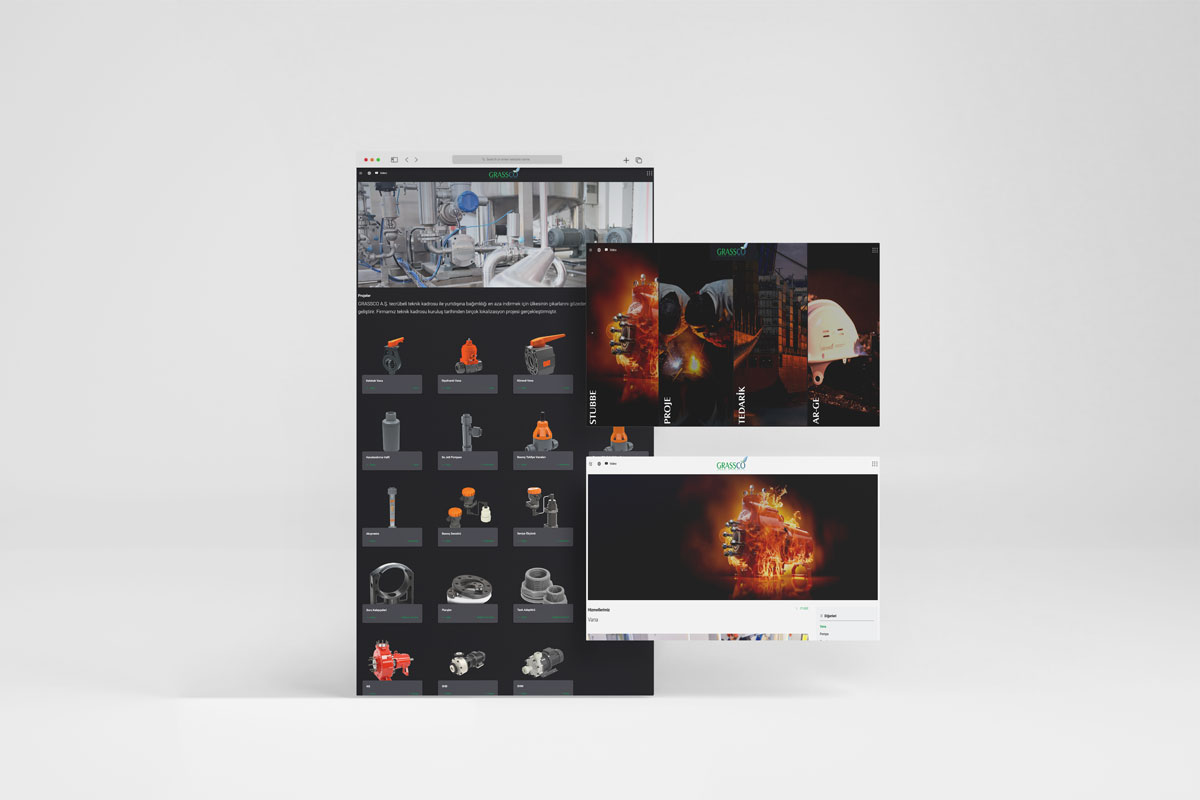 Grassco A.Ş. Web Sitesi Tasarımı